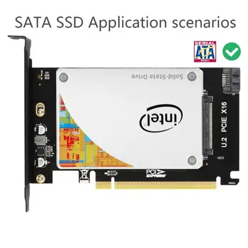 PCI-E Riser 3.0 4X X16 to U.2 SFF-8639 Adapter NVMe PCIe SSD PCI-e to U2 Card M.2 NGFF 2.5' SSD to PCI-EX16 Intel
PCI-E Riser 3.0 4X X16 to U.2 SFF-8639 Adapter NVMe PCIe SSD PCI-e to U2 Card M.2 NGFF 2.5' SSD to PCI-EX16 Intel