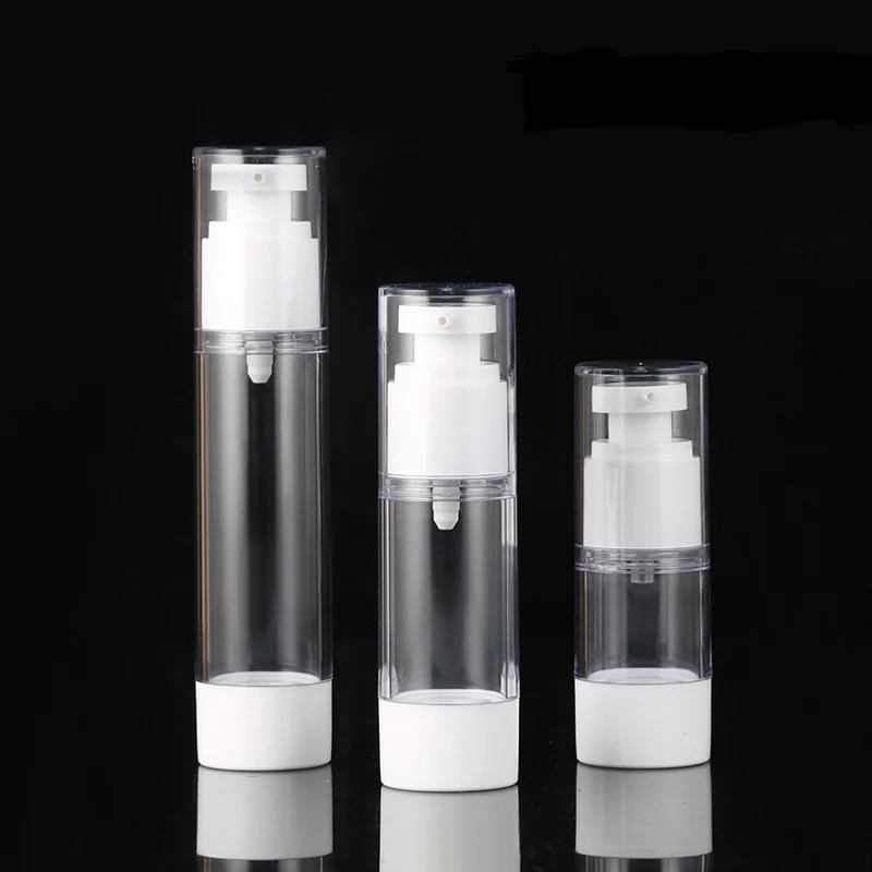 15ml 30ml 50ml 80ml 100ml Vacuum Pressure Emulsion Bottle With Lotion Pump On Travelling Cosmetic Packaging Empty Airless Case
15ml 30ml 50ml 80ml 100ml Vacuum Pressure Emulsion Bottle With Lotion Pump On Travelling Cosmetic Packaging Empty Airless Case