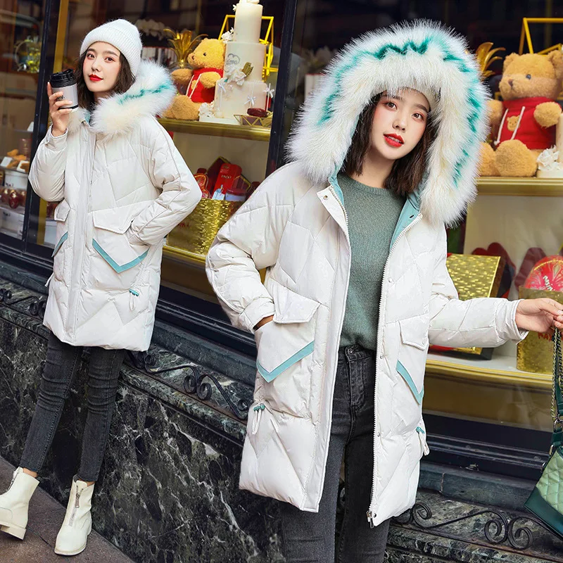 W101009 Autumn & Winter Coat WOMEN'S Dress New Style Versatile Dongdaemun Hong Kong Style Mid-length down Feather Cotton-padded
W101009 Autumn & Winter Coat WOMEN'S Dress New Style Versatile Dongdaemun Hong Kong Style Mid-length down Feather Cotton-padded