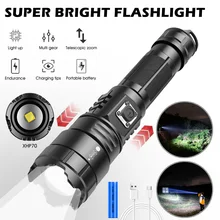 LED Rechargeable XHP70 Flashlight with 5 Modes Super Bright Zoomable Torch Lamp for Hunting Hiking Walking Camping Outdoor Tools
LED Rechargeable XHP70 Flashlight with 5 Modes Super Bright Zoomable Torch Lamp for Hunting Hiking Walking Camping Outdoor Tools