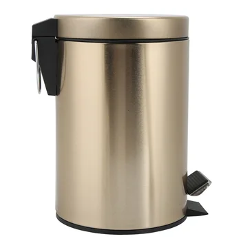 3/5L Stainless Steel Step Trash Can Wastebasket Garbage Container Bin With Lid Suitable For Bathroom Kitchen Living Room Bedroom
3/5L Stainless Steel Step Trash Can Wastebasket Garbage Container Bin With Lid Suitable For Bathroom Kitchen Living Room Bedroom