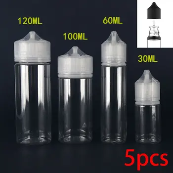 5pcs PET Transparent Dropper Bottles Empty Plastic E Liquid Juice Oil Clear Containers with CRC Caps New
5pcs PET Transparent Dropper Bottles Empty Plastic E Liquid Juice Oil Clear Containers with CRC Caps New