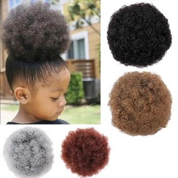 MANWEIPuff Afro Curly chignon Wig Ponytail Drawstring Short Afro Kinky Pony Tail Clip In on Synthetic Hair Bun Hair Pieces
MANWEIPuff Afro Curly chignon Wig Ponytail Drawstring Short Afro Kinky Pony Tail Clip In on Synthetic Hair Bun Hair Pieces