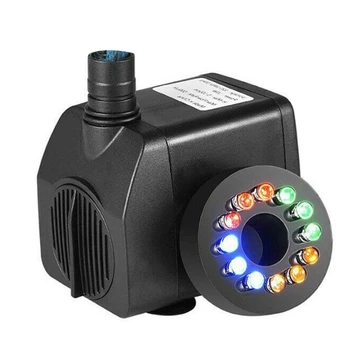 US Plug 15W Ultra-Quiet Water Pump with Power Cord Waterproof Fountain with 12 LED Light for Garden Water Pump Fountain
US Plug 15W Ultra-Quiet Water Pump with Power Cord Waterproof Fountain with 12 LED Light for Garden Water Pump Fountain