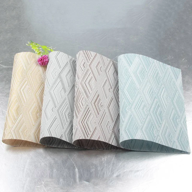 30*45cm European Placemat Insulation Pad Waterproof Table Mat Weave Placemats Non-slip Eco-Friendly Home Table Decoration
30*45cm European Placemat Insulation Pad Waterproof Table Mat Weave Placemats Non-slip Eco-Friendly Home Table Decoration
