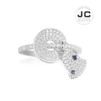 New Fashion Charms Silver 925 Original Copy Jewelry,Silver White & Navy Bell Pendant Ring For Women With Mono Logo Zircon Gift
New Fashion Charms Silver 925 Original Copy Jewelry,Silver White & Navy Bell Pendant Ring For Women With Mono Logo Zircon Gift