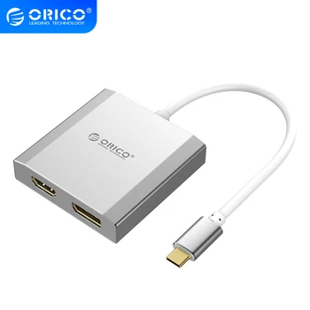 ORICO Sliver Type-C to HDMI+DP Video Cable Large Screen 4K HD Display Cable High Speed Transmission For Laptop Phone Tablet
ORICO Sliver Type-C to HDMI+DP Video Cable Large Screen 4K HD Display Cable High Speed Transmission For Laptop Phone Tablet