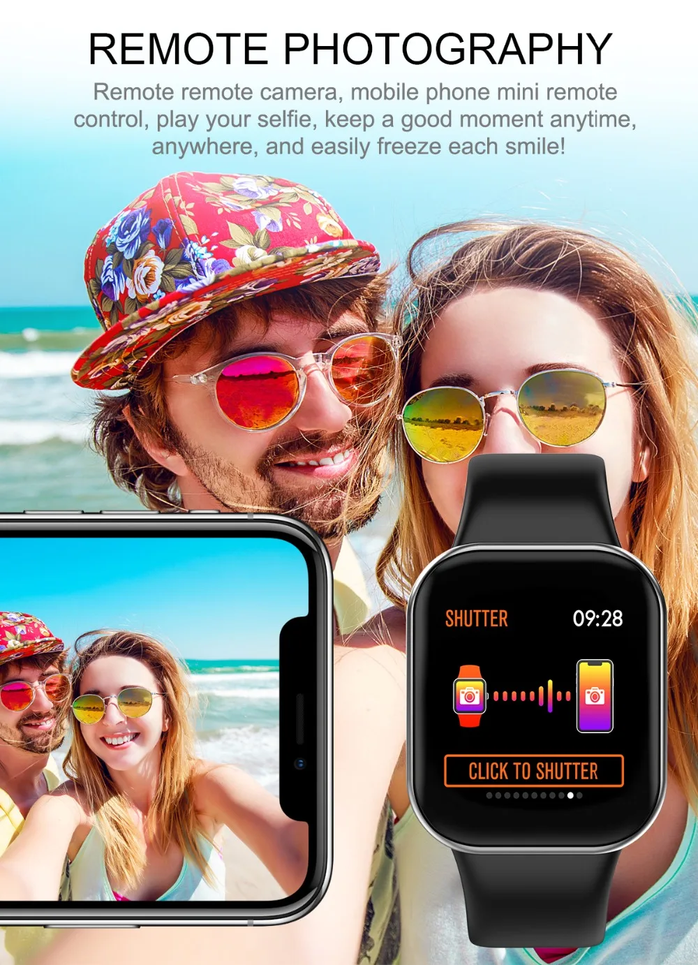 X16 Smart watch Full Screen Touch Waterproof Smartwatch Bluetooth sport Fitness Tracker Women Clock Men watch For IOS Android Phone (11)