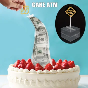 Cake ATM Piggy Bank Pulling Safety Decoration Toy Box Cake Money Props Birthday Party Surprise Gift DTT88
Cake ATM Piggy Bank Pulling Safety Decoration Toy Box Cake Money Props Birthday Party Surprise Gift DTT88