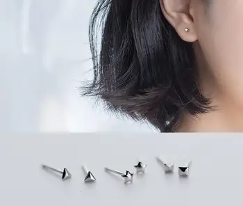 Very 1Pair(3MM Small Tinny ) 100% Real. 925 Sterling Silver Fine Jewelry Star /Square/ Triangle Geometric Stud Earrings gtle1860
Very 1Pair(3MM Small Tinny ) 100% Real. 925 Sterling Silver Fine Jewelry Star /Square/ Triangle Geometric Stud Earrings gtle1860