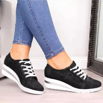 Women Sneakers 2020 Breathable Waterproof Wedges Platform Running Shoes Woman Pu Leather Casual Shoes Summer2018 Mesh
Women Sneakers 2020 Breathable Waterproof Wedges Platform Running Shoes Woman Pu Leather Casual Shoes Summer2018 Mesh