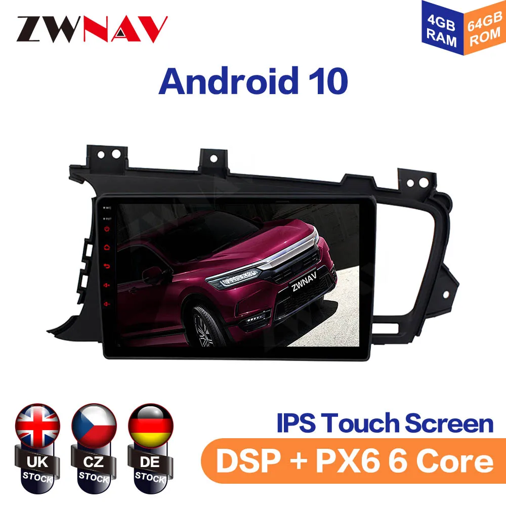 ZWNAV Android 10 DSP For KIA Optima K5 2010 - 2015 Car Multimedia Stereo Player No DVD Radio upgrade GPS Navigation Head unit
ZWNAV Android 10 DSP For KIA Optima K5 2010 - 2015 Car Multimedia Stereo Player No DVD Radio upgrade GPS Navigation Head unit