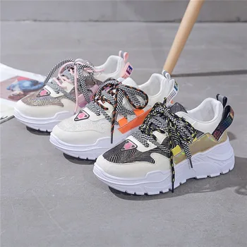 Women's vulcanized shoes 2020 new color-matching Sneakers casual shoes women's European platform thick bottom daddy shoes
Women's vulcanized shoes 2020 new color-matching Sneakers casual shoes women's European platform thick bottom daddy shoes