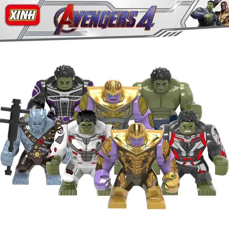 140pcs Big Marvel Hulk Avengers Endgame hero Large Anti Venom Carnage thanos korg model Blocks bricks Toy Compatible legoing
140pcs Big Marvel Hulk Avengers Endgame hero Large Anti Venom Carnage thanos korg model Blocks bricks Toy Compatible legoing