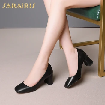 Sarairis New Arrivals Square Toe Elegant High Heels Genuine Leather Office Lady Women Skin Woman Shoes Pumps
Sarairis New Arrivals Square Toe Elegant High Heels Genuine Leather Office Lady Women Skin Woman Shoes Pumps