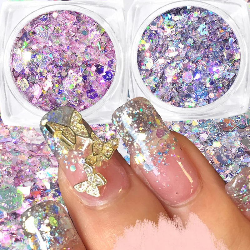 12 colors mixed irregular round sequins ultra-thin color burst flashing fragments combination nail art sequins nail decorations
12 colors mixed irregular round sequins ultra-thin color burst flashing fragments combination nail art sequins nail decorations