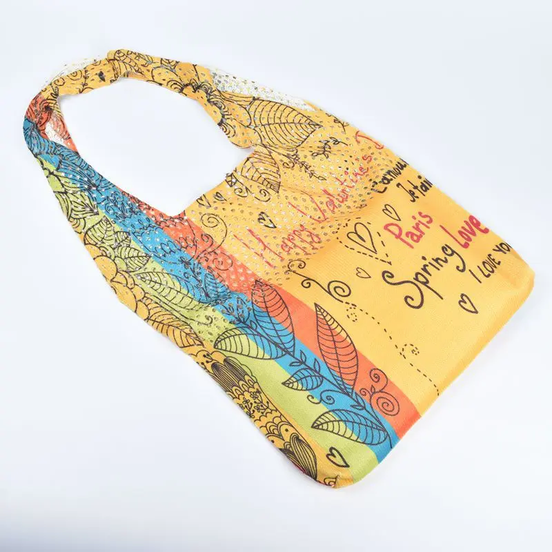 Wool bag for women 2020 fashionable printing hollow out knitted tote bag with one shoulder and large bag pocket
Wool bag for women 2020 fashionable printing hollow out knitted tote bag with one shoulder and large bag pocket