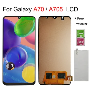 INCELL TFT A70 LCD For Samsung Galaxy A70 LCD A705 A705F SM-A705F LCD Display + Touch Screen Digitizer Assembly + Free Protector
INCELL TFT A70 LCD For Samsung Galaxy A70 LCD A705 A705F SM-A705F LCD Display + Touch Screen Digitizer Assembly + Free Protector