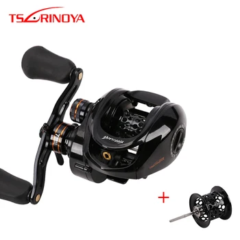 TSURINOYA Double Spools Baitcasting Fishing Reel HE150 Extra Shallow Deep Metal Spool 6+1BB Stream Micro Bait Casting Trout Reel
TSURINOYA Double Spools Baitcasting Fishing Reel HE150 Extra Shallow Deep Metal Spool 6+1BB Stream Micro Bait Casting Trout Reel
