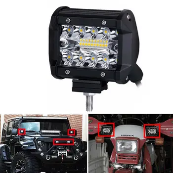 Triple Row Offroad Light Bar 4inch Spot Flood Combo 60W LED Bar Work Light for Truck Boat 4x4 Driving Light SUV 12V 24V
Triple Row Offroad Light Bar 4inch Spot Flood Combo 60W LED Bar Work Light for Truck Boat 4x4 Driving Light SUV 12V 24V