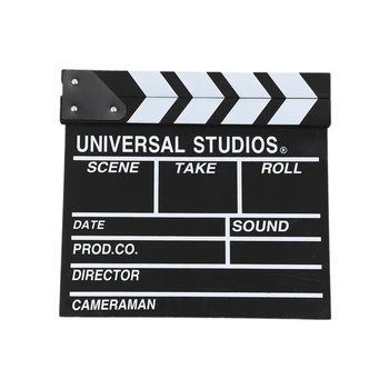 12x11 inch /30cm x 27cm Wooden Director's Film Movie Slateboard Clapper Board
12x11 inch /30cm x 27cm Wooden Director's Film Movie Slateboard Clapper Board