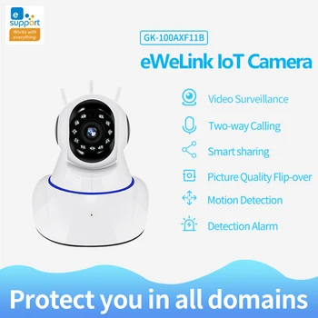 Home Monitor EWeLink IP Camera Smart IOT HD Camera Reomotely Viewing By Mobile Phone Two-way Audio LAN Network
Home Monitor EWeLink IP Camera Smart IOT HD Camera Reomotely Viewing By Mobile Phone Two-way Audio LAN Network