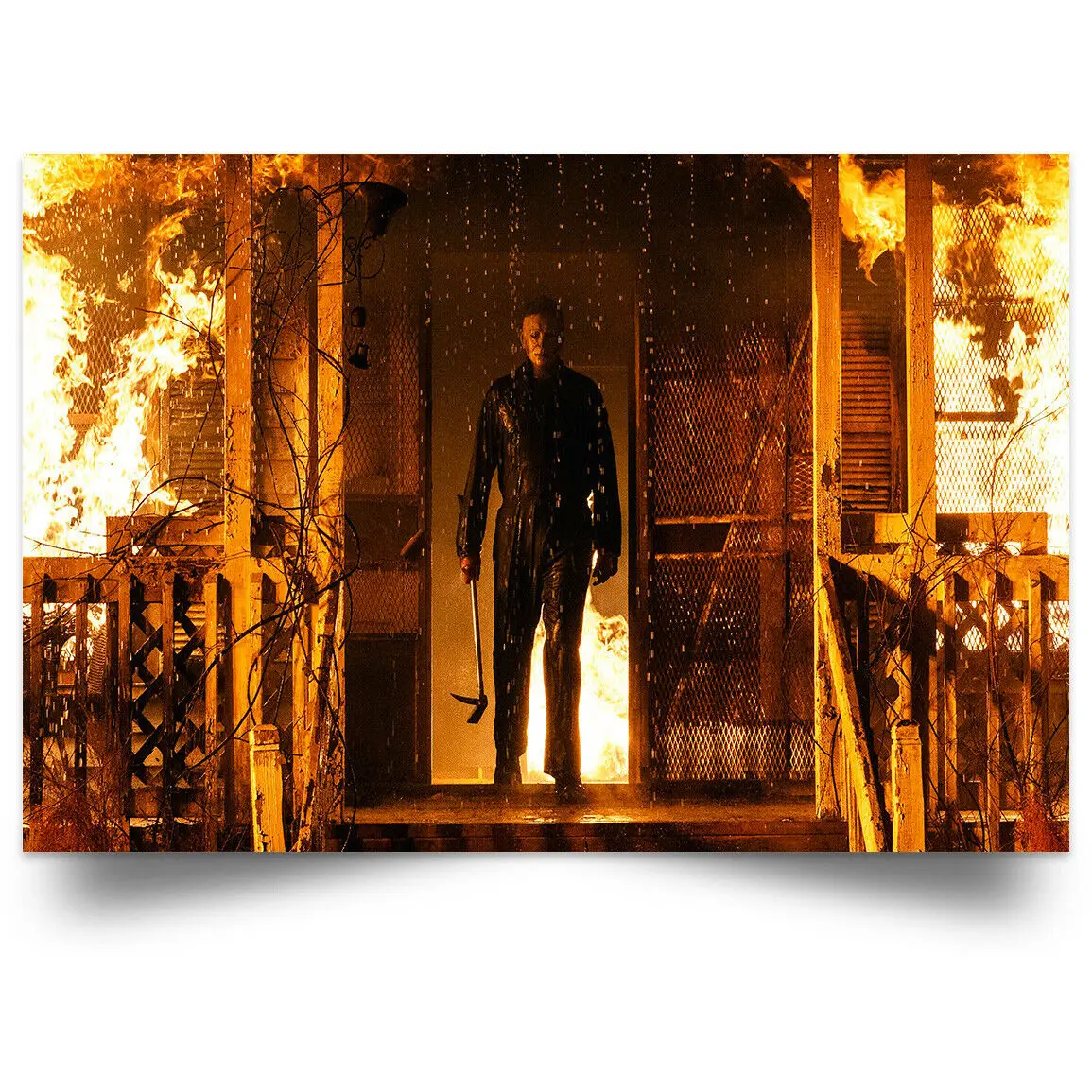 Фото Картина из фильма Хэллоуин убивает Майкла Майерса Шелковый плакат для украшения