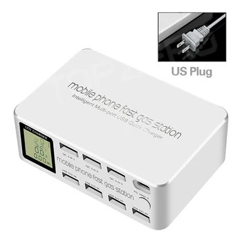 USB Smartphones Quick Charger 8 Ports QC3.0 PD3.0 Multi USB Charging Station LCD Digital Display Quick Charger for iPhone
USB Smartphones Quick Charger 8 Ports QC3.0 PD3.0 Multi USB Charging Station LCD Digital Display Quick Charger for iPhone