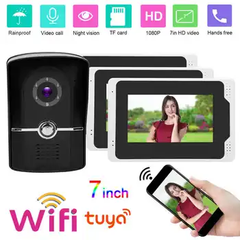 Wifi Video Doorphone 1080P HD 7in TFT LCD Display 3 Monitors Remote Monitoring 110 Night Vision 100- 240V
Wifi Video Doorphone 1080P HD 7in TFT LCD Display 3 Monitors Remote Monitoring 110 Night Vision 100- 240V