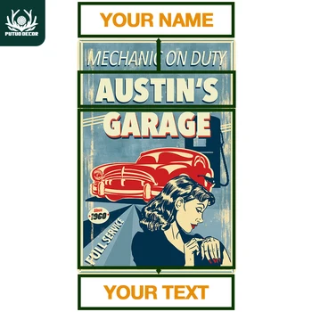 Personalized Tin Sign Garage Doorplate Custom Metal Sign Plaque Metal Vintage Car Repair Wall Decor Retro Door Plaque
Personalized Tin Sign Garage Doorplate Custom Metal Sign Plaque Metal Vintage Car Repair Wall Decor Retro Door Plaque