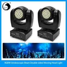 Double Side Moving Head Stage Light RGBW Stroboscopic Beam 14CH DMX Sound Control for DJ Bar Club Party Show
Double Side Moving Head Stage Light RGBW Stroboscopic Beam 14CH DMX Sound Control for DJ Bar Club Party Show