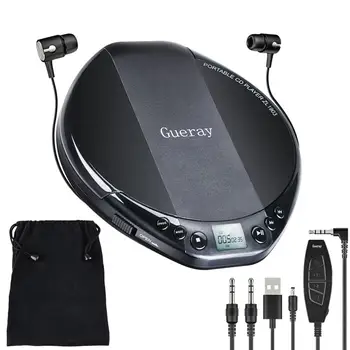 Portable CD Player LCD Display Sports Walkman Disc Player With AUX Cable Shockproof HiFi Music Reproductor CD Car Audio Device
Portable CD Player LCD Display Sports Walkman Disc Player With AUX Cable Shockproof HiFi Music Reproductor CD Car Audio Device