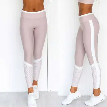 Women Casual High Waist Sports Slim Long Pants Striped Print Patchwork Fitness Gym Leggings Trousers
Women Casual High Waist Sports Slim Long Pants Striped Print Patchwork Fitness Gym Leggings Trousers