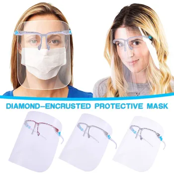 Woman PM2.5 dust protection mask Anti-fogging Plastic Transparent Face Masks Diamond-Encrusted Protective Mask Balaclava Maske#K
Woman PM2.5 dust protection mask Anti-fogging Plastic Transparent Face Masks Diamond-Encrusted Protective Mask Balaclava Maske#K