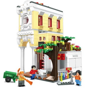Creative Idea City Street View House Architecture Pawn Chemist's Shop Arcade Building BlocksBricks Toys for Children
Creative Idea City Street View House Architecture Pawn Chemist's Shop Arcade Building BlocksBricks Toys for Children