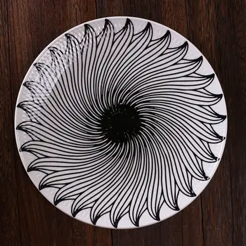 New simple European style geometric disc Creative minimalist ceramic plate Kitchen practical tableware fruit plate 
New simple European style geometric disc Creative minimalist ceramic plate Kitchen practical tableware fruit plate
