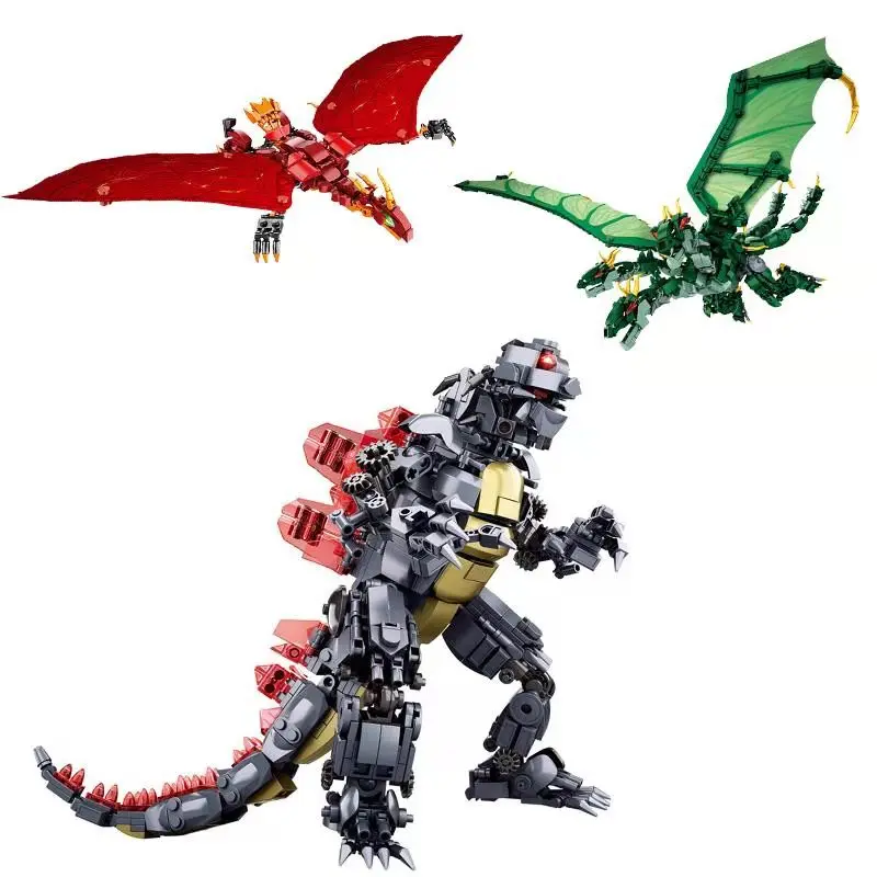 Godzilla Movie Fit Legoing Building Blocks Bricks Kid Children Toys Gift Godzilla Rodan King Ghidrah Figure King of The Monsters
Godzilla Movie Fit Legoing Building Blocks Bricks Kid Children Toys Gift Godzilla Rodan King Ghidrah Figure King of The Monsters
