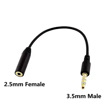 10x 2.5mm Female Stereo Jack To 3.5mm 1/8" 4 Pole Male Plug Headphone Audio AUX Adapter M/F Connector Cable 15cm
10x 2.5mm Female Stereo Jack To 3.5mm 1/8" 4 Pole Male Plug Headphone Audio AUX Adapter M/F Connector Cable 15cm