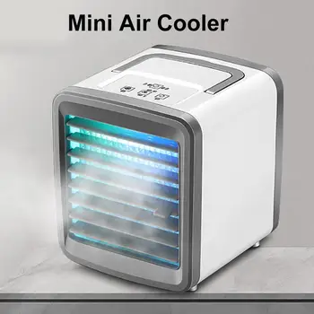300ml Mini Air Humidifier Mini Portable Air Conditioner Cooler Home Office Portable LED Night Light Cooling Fan with USB Cable
300ml Mini Air Humidifier Mini Portable Air Conditioner Cooler Home Office Portable LED Night Light Cooling Fan with USB Cable