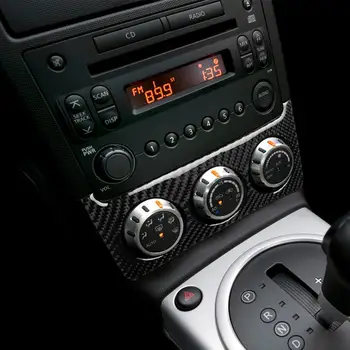 

car carbon fiber instrument knob central control control panel cover modified decorative sticker for Nissan 350Z Z33 2006-2009