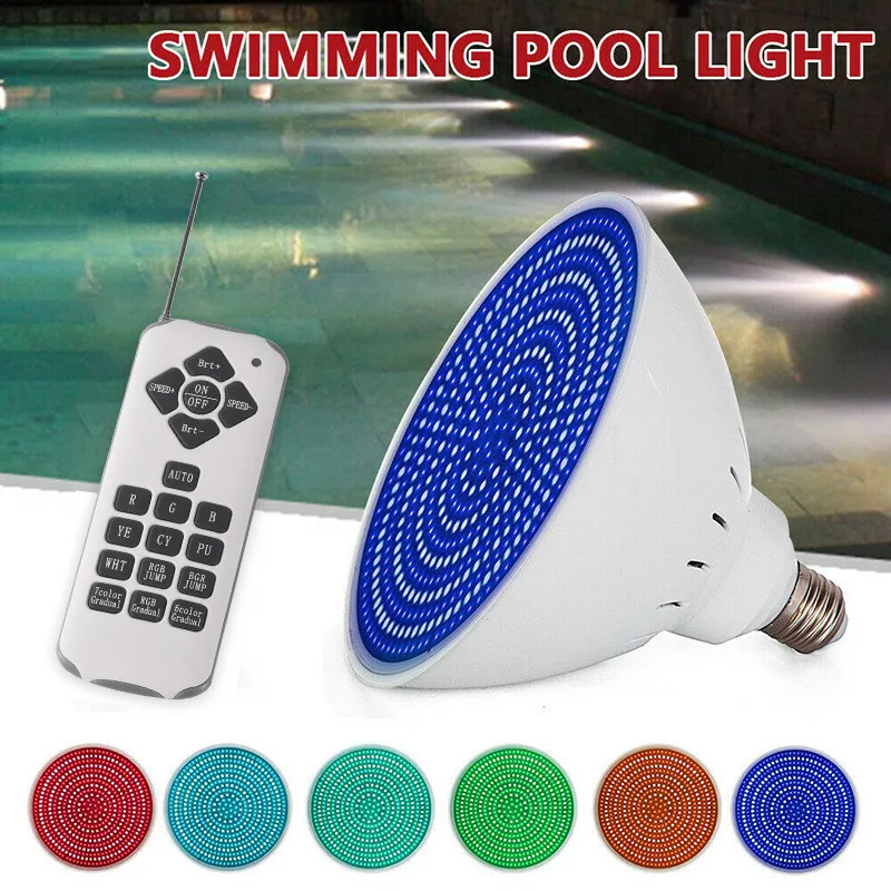 Par56 Rgb Swimming Pool Led E27 E26 Light Bulb Led Light Waterproof Underwater Lights 45W PAR38 Colorful Pool Waterfall Lamp
Par56 Rgb Swimming Pool Led E27 E26 Light Bulb Led Light Waterproof Underwater Lights 45W PAR38 Colorful Pool Waterfall Lamp