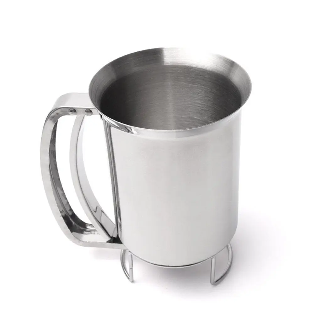 Handheld Stainless Steel Batter Dispenser Kitchen Baking Tool Pancake Baking Funnel Batter Cream Dispensing Tool
Handheld Stainless Steel Batter Dispenser Kitchen Baking Tool Pancake Baking Funnel Batter Cream Dispensing Tool