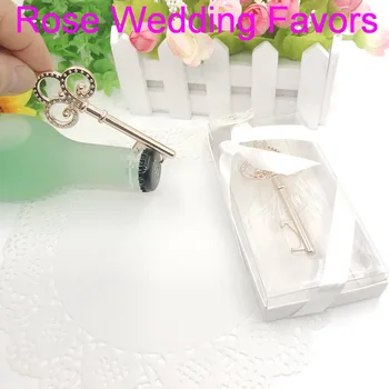 Rose Gold Key Bottle Opener in White Gift Box Wedding&Bridal Shower Favors 5PCS
Rose Gold Key Bottle Opener in White Gift Box Wedding&Bridal Shower Favors 5PCS