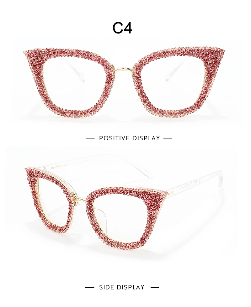 Sunglasses, Diamond Cat Eye Glasses Frame, Silver Gold Glitter Sun glass Frame, Handmade Sunglasses, Vintage Eye Glasses, Female Brand Designer Eyeglasses Sunglasses, Diamond Cat Eye Glasses Frame, Silver Gold Glitter Sun glass Frame, Handmade Sunglasses, Vintage Eye Glasses, Female Brand Designer Eyeglasses