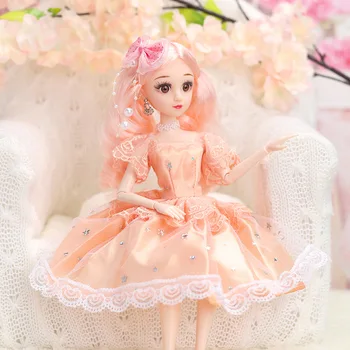 Zhenwei 36cm BJD 13 Jonit Dolls Babe Baby Dress Princess with Sound and Music Large Single Simulated Girl Family Gift 
Zhenwei 36cm BJD 13 Jonit Dolls Babe Baby Dress Princess with Sound and Music Large Single Simulated Girl Family Gift