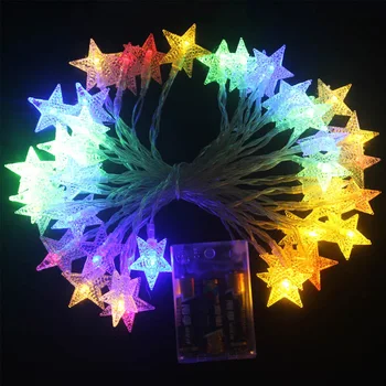 ZGX Colorful LED Star String Lights LED Fairy Christmas tree Wedding Party Holiday decor Lamp twinkle New Year garland strip 
ZGX Colorful LED Star String Lights LED Fairy Christmas tree Wedding Party Holiday decor Lamp twinkle New Year garland strip