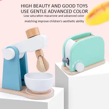 Simulation Kitchen Wooden Toy Set Children DIY Simulation Juicer Blender Kitchen Coffee Toys Toy Toaster Set O3F7
Simulation Kitchen Wooden Toy Set Children DIY Simulation Juicer Blender Kitchen Coffee Toys Toy Toaster Set O3F7