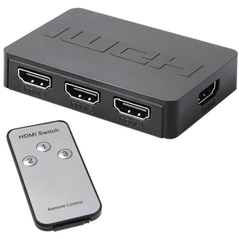 3X1 Hdmi Splitter 3 Port Hub Box Auto Switch 3 In 1 Out Switcher 1080P Hd 1.4 With Remote Control For Hdtv 360 Ps3 Projector 
3X1 Hdmi Splitter 3 Port Hub Box Auto Switch 3 In 1 Out Switcher 1080P Hd 1.4 With Remote Control For Hdtv 360 Ps3 Projector