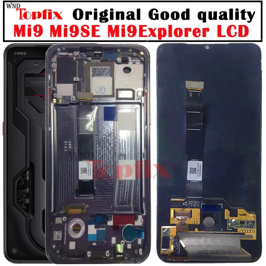 AMOLED Original For Xiaomi Mi 9 LCD Mi9 Display Xiaomi Mi 9SE LCD Touch Screen Mi 9SE LCD Mi 9 Transparent Edition LCD Digitized
AMOLED Original For Xiaomi Mi 9 LCD Mi9 Display Xiaomi Mi 9SE LCD Touch Screen Mi 9SE LCD Mi 9 Transparent Edition LCD Digitized
