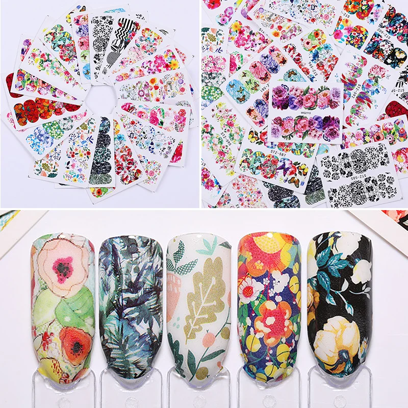 25Pcs/Pack Nail Water Decals Colorful Mixed Patterns Adhesive Transfer Stickers Nail Art DIY Design Decoration Tools
25Pcs/Pack Nail Water Decals Colorful Mixed Patterns Adhesive Transfer Stickers Nail Art DIY Design Decoration Tools